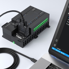 USB232A-EC | Adaptador USB-C a serie con 9 LED de monitorización de datos