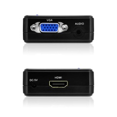 HD2V04 | Adaptador Conversor de Vídeo HDMI a VGA HD15 - Cable Convertidor