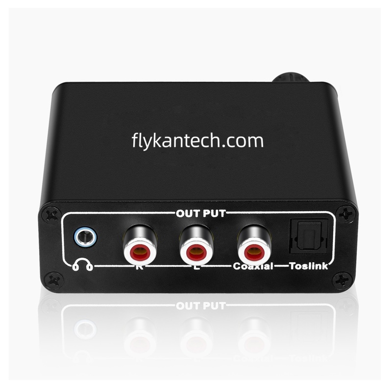 DAC-II | Convertidor de audio digital a analógico - 2i/4o DAC óptico y coaxial