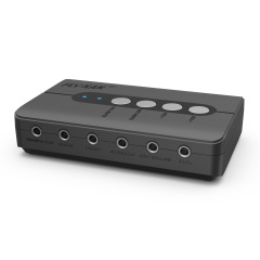 U2AUDIO7-1 | 7.1CH対応USB接続外付けサウンドカード USB-DACヘッドホンアンプ/光デジタルオーディオ変換アダプタ S/PDIF対応