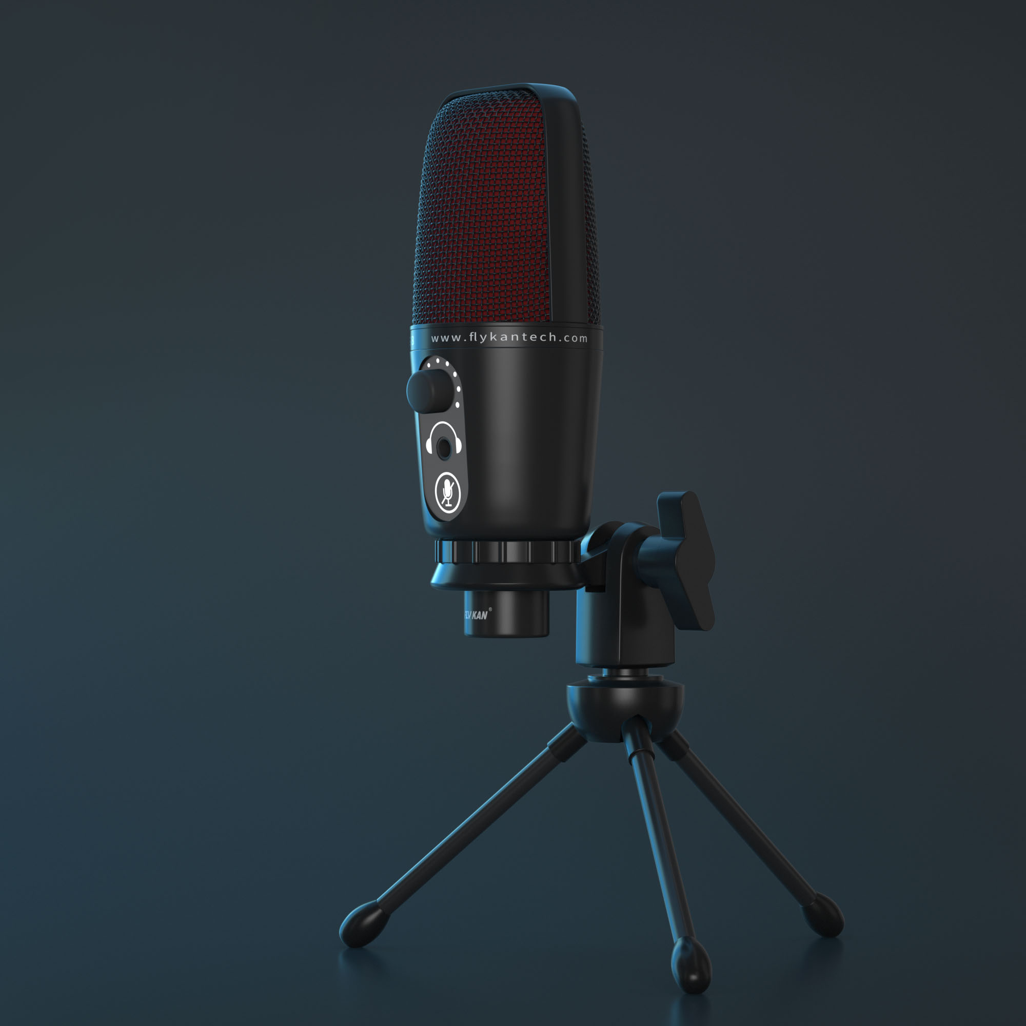 ME3 | Microphone de bureau USB avec LED RVB