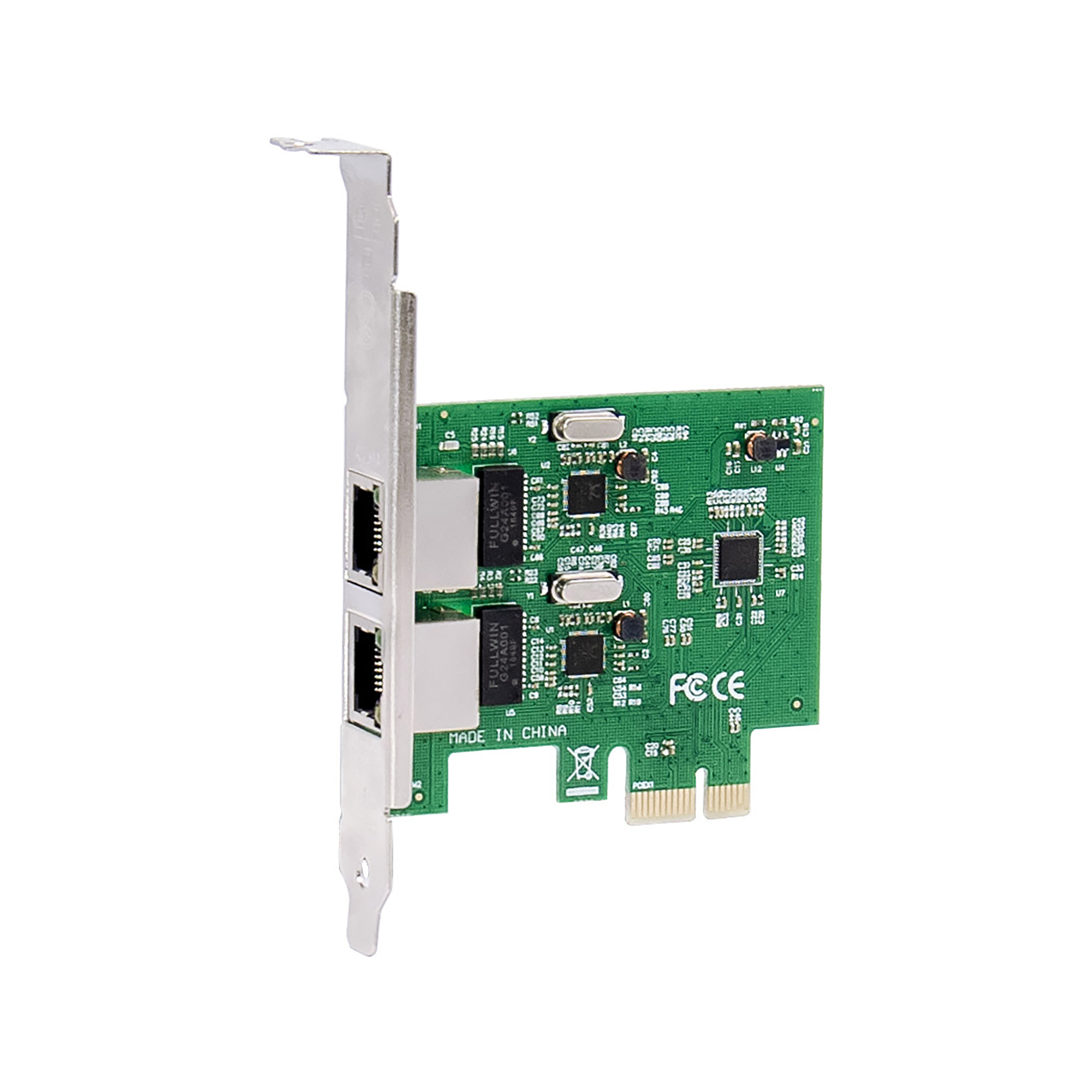 PCIE-NT3100 | Carte Réseau PCI Express à 2 ports Gigabit Ethernet - Adaptateur NIC PCIe GbE