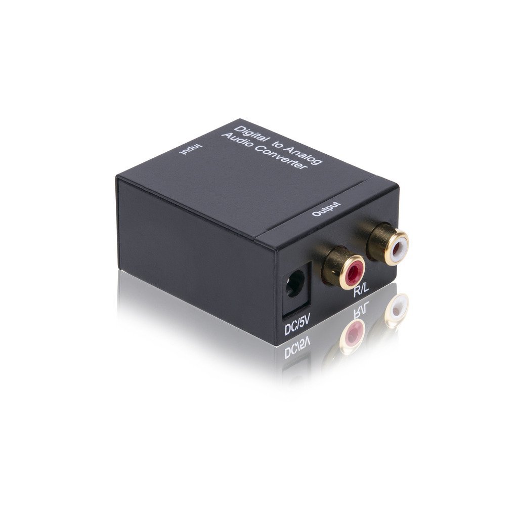 AUD2A01 |SPDIF Digital Coaxial or Toslink Optical to Analog RCA Audio Converter