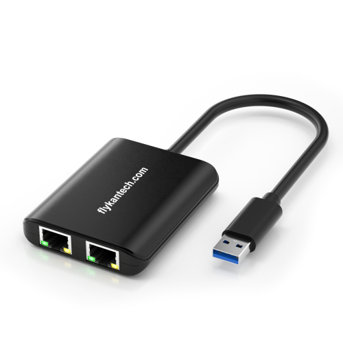 Adaptador de Ethernet Gigabit de Porta Dupla CU200 USB 3.0