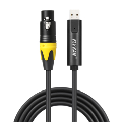 USBXLR-M1 XLR to USB Interface Cable - Metal