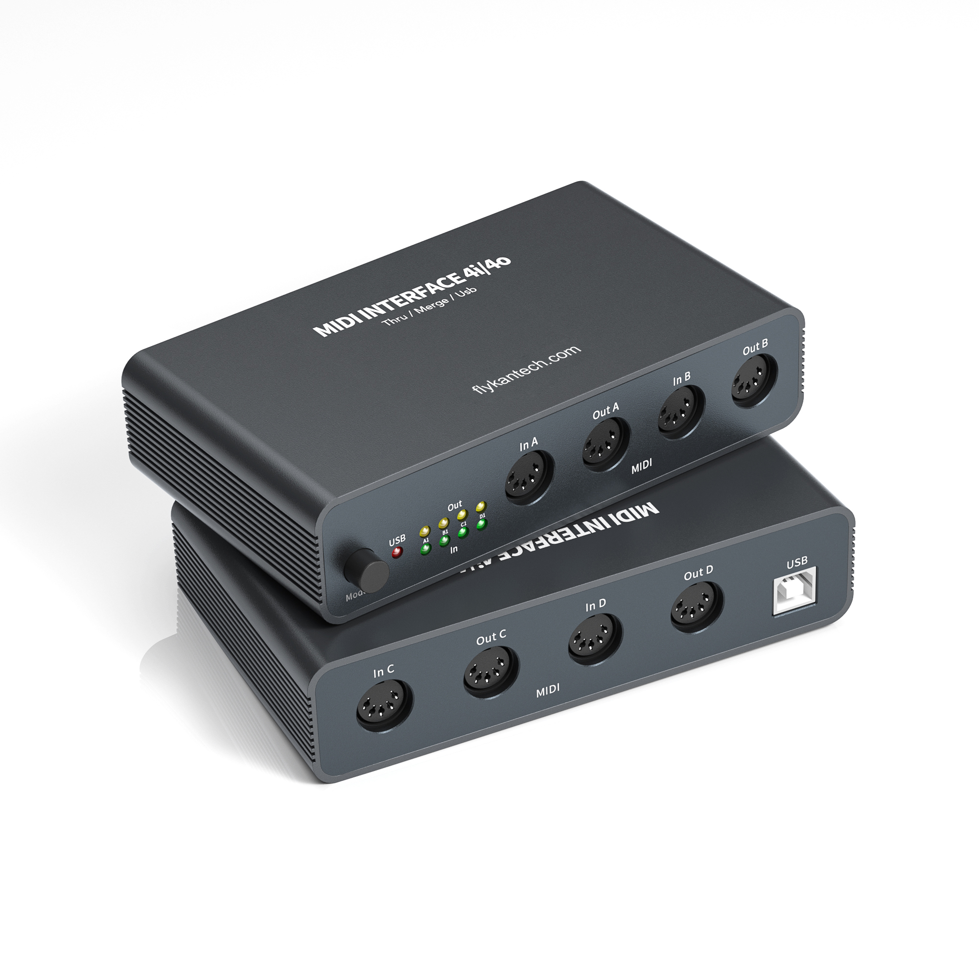 UMB06-G | 4X4 MIDI 接口（USB-MIDI、MIDI Thru、MIDI Merge）