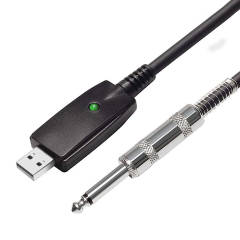 USB635-P1 USB zu Gitarren-Audio-Interface für PC-Audioaufnahme / Konverter-Adapter