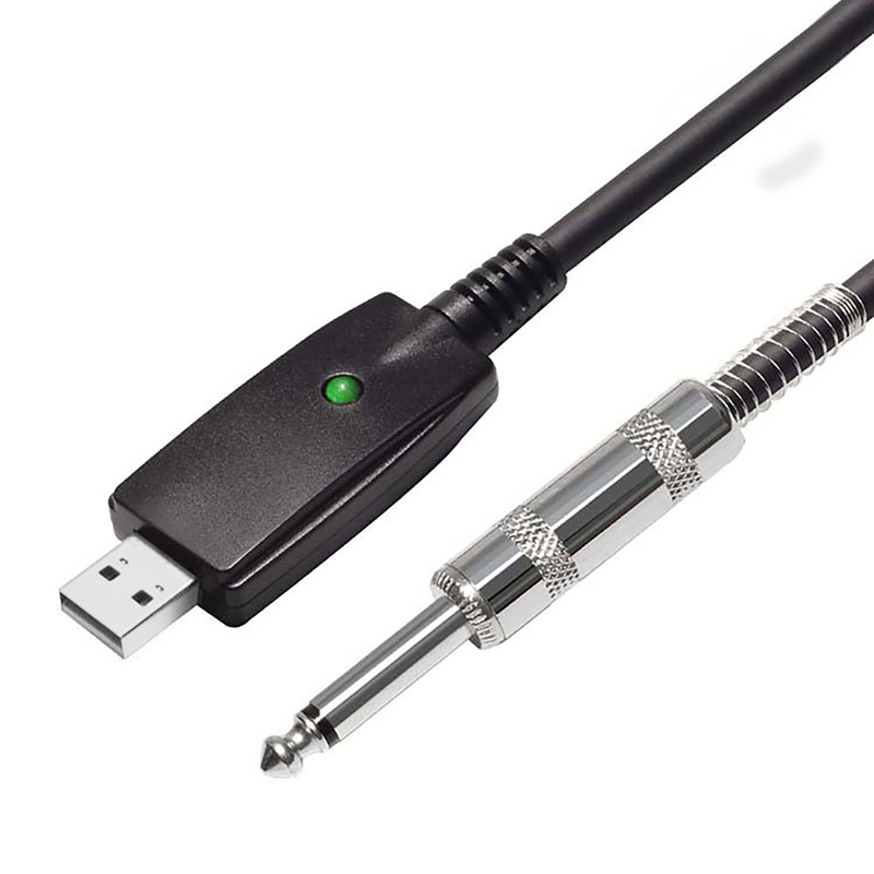 USB635-P1 Interfaccia USB per Audio Chitarra per Registrazione Audio su PC / Adattatore di Conversione