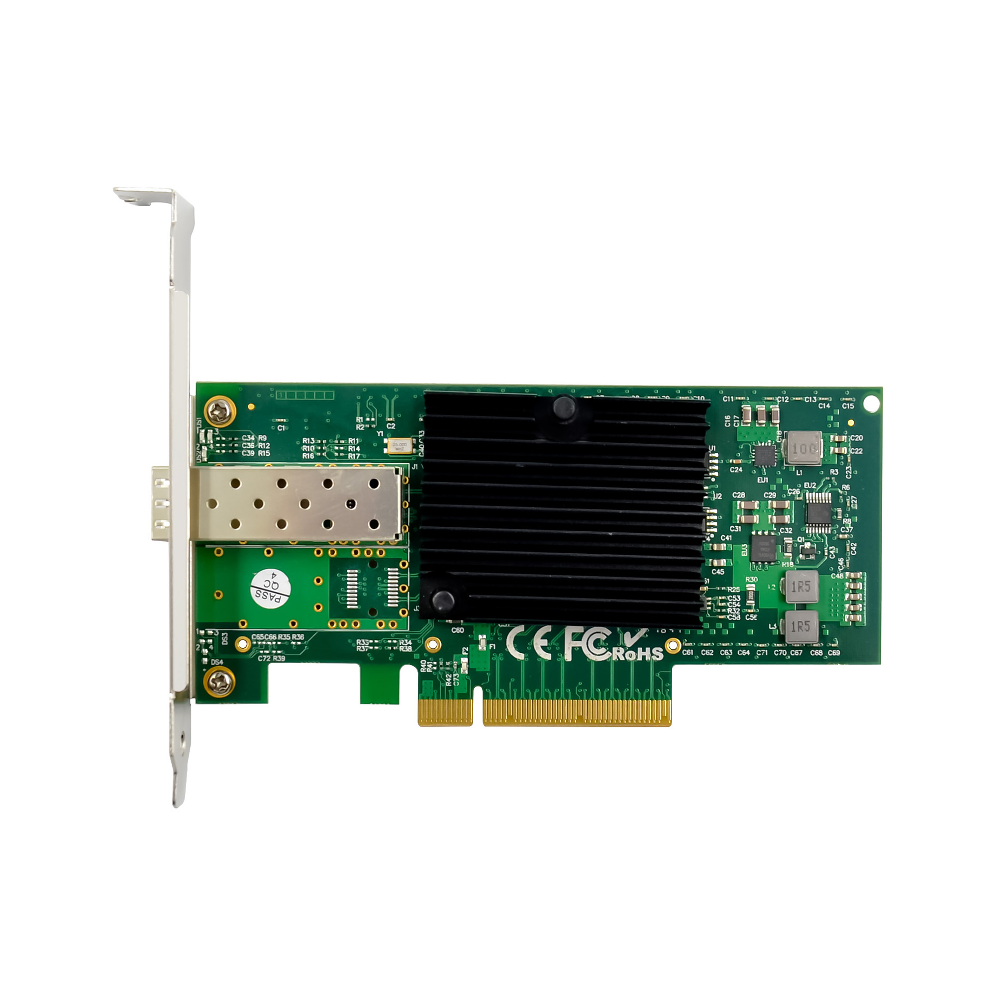 PEX10GSFP-7211 | 1端口PCIe 10G开放SFP+网络卡 - Intel 82599EN