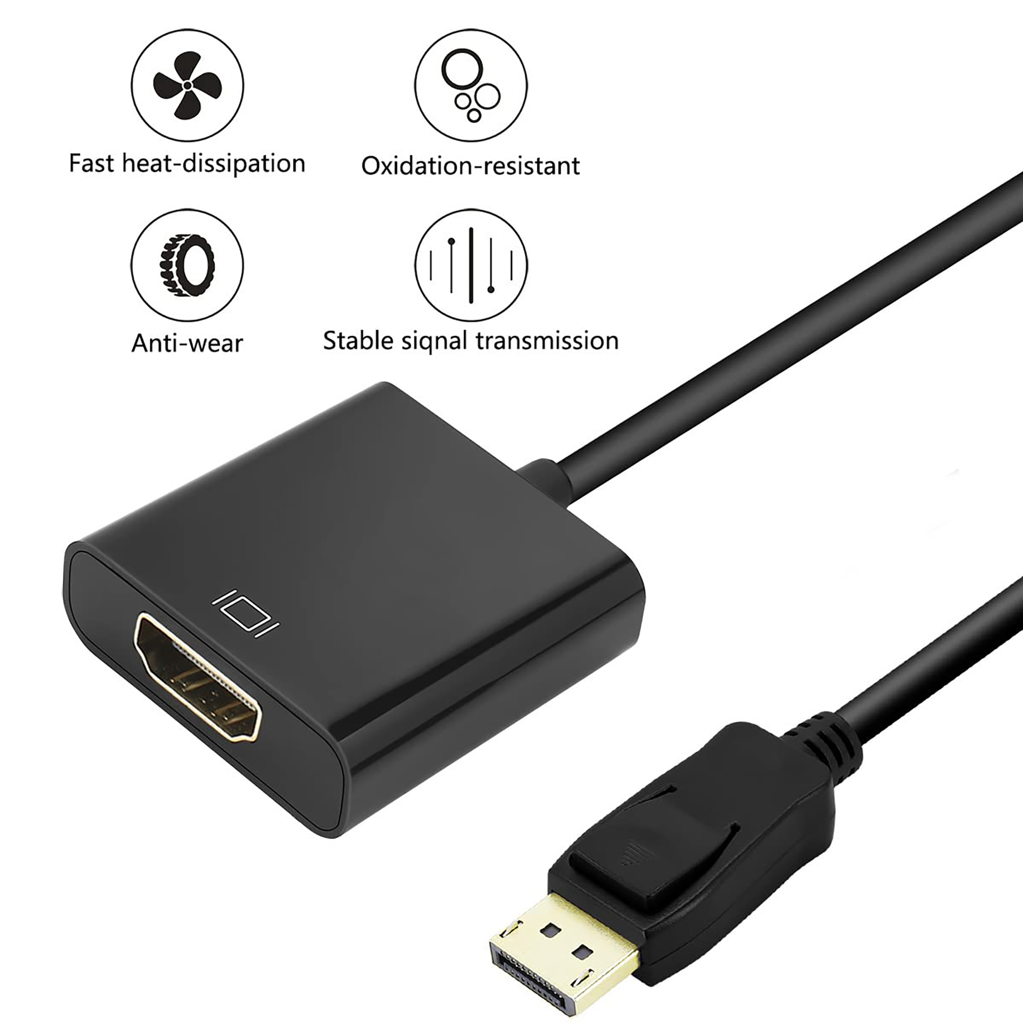 DP2HD-4K30-P01 | DisplayPort auf HDMI Adapter - 4K30Hz