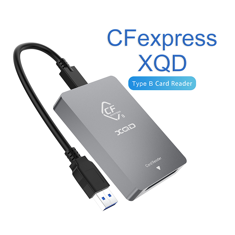 HB326 | USB 3.2 10Gbps CFexpress-B / XQD Einzelslot-Speicherkartenleser