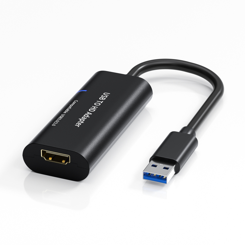 HD00007 | Adattatore USB 3.0 a HD per Monitor - Scheda Video Esterna e Grafica 1080p