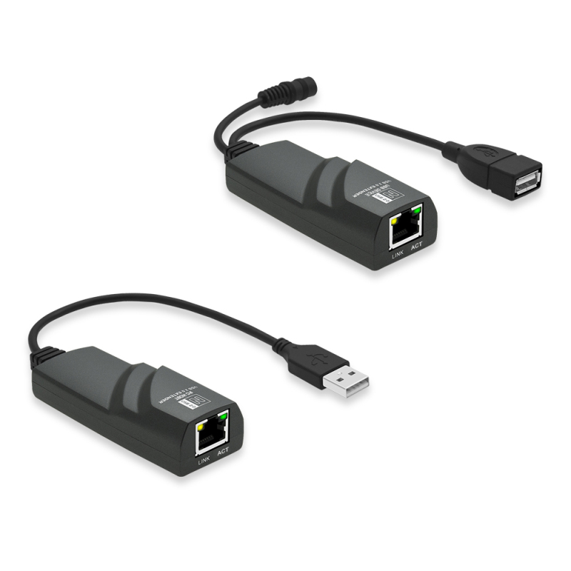 NT50 | USB 2.0 Extender over Cat5e/Cat6 Ethernet Adapter Kit