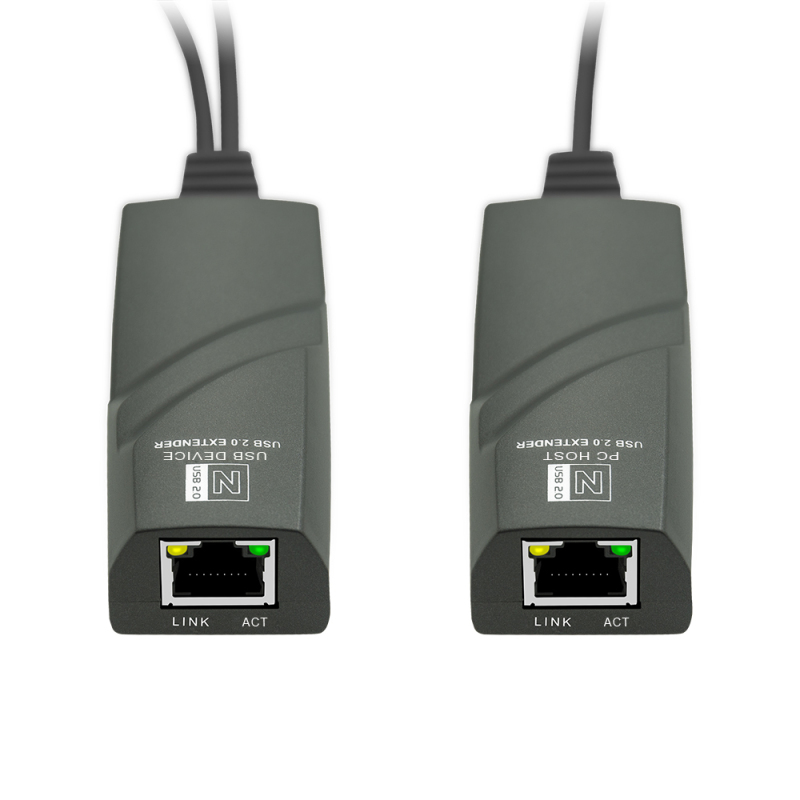 NT50-B | Extendeur USB 2.0 via Cat5e/Cat6 (RJ45) - Max. 50m - Kit Extender USB Haut Débit