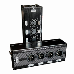 DMX-NT | 4 Channel 3-Pin XLR/DMX/AES-EBU Over Ethercon RJ45 Network Extender