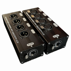 DMX-NT | 4通道 3针XLR/DMX/AES-EBU通过Ethercon RJ45网络扩展器