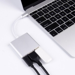 UCHDHUB-M1 | Конвертер USB 3.2 Type C в HDMI с портом USB Type A и функцией Power Delivery