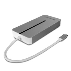 DK1145 | DST-Mx Duo, station d'accueil USB-C pour ordinateur portable/MacBook Mini avec Double Affichage (4K) et Charge Pass-through de 100 W