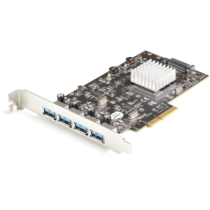 Adaptateur hôte PCIe 4 x 10 Gbps USB 3.2 Type-A - PCIE-4A10