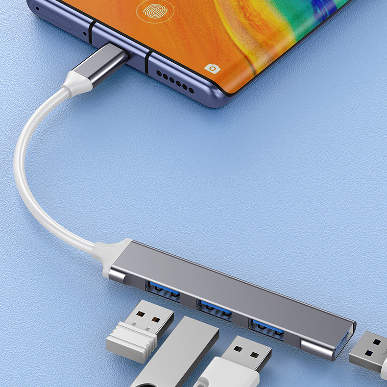 BUH213 | USB3.0 4-Port Hub mit Integriertem Kabel