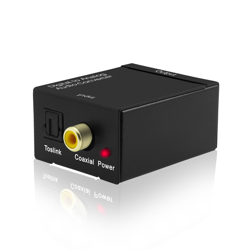 AUA2D01 | DAC TosLink (Optique) & Coaxial vers Phono 192 KHz