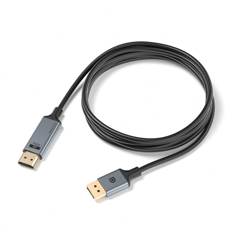 DP2HD860-18-M1 | 1.8m DisplayPort 1.4 to HDMI 8K Active Converter
