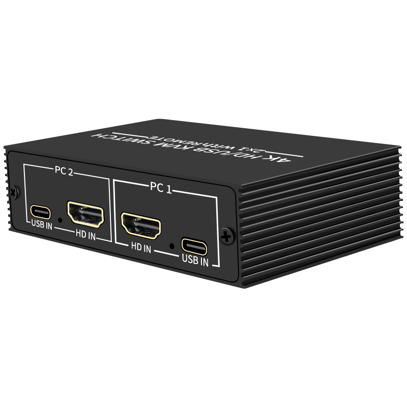 HDKVM-43P1 | 2ポート HDMI/USB KVM スイッチ キット