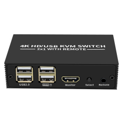 HDKVM-43P1 | Kit de conmutador KVM HDMI/USB de 2 puertos