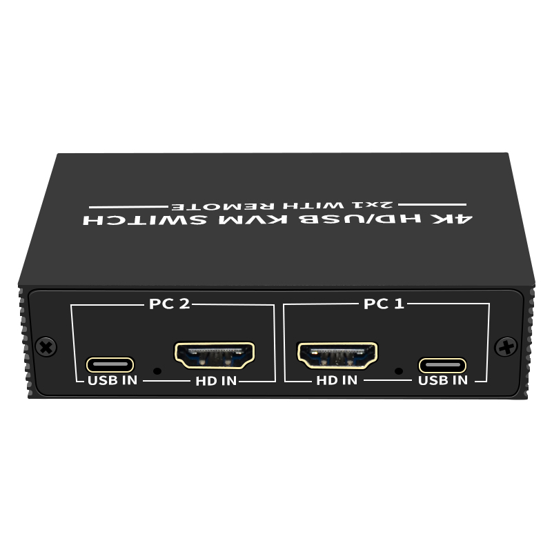 HDKVM-43P1 | 2ポート HDMI/USB KVM スイッチ キット