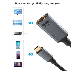 UC2HD860-M1 | USB-C 转 HDMI 2.1 适配器（兼容 8K、4K、HDR）