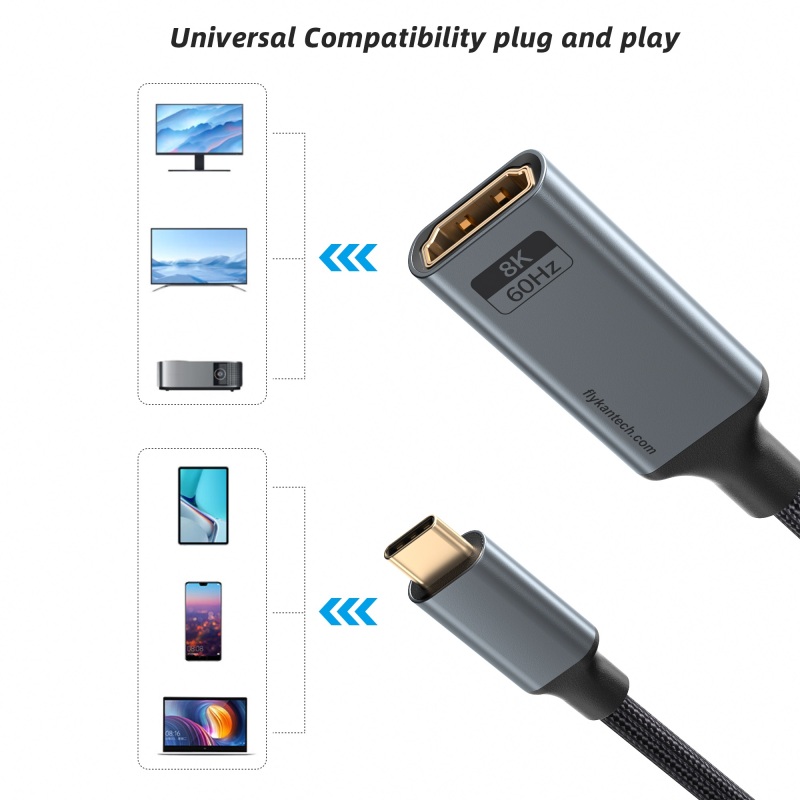 UC2HD860-M1 | USB Type-C HDMI 変換アダプタ 8K/60Hz 4K/144Hz  MacBook iPad Pro Air Switch 対応 HDR