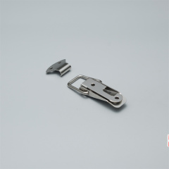 Защелка для ящиков лягушка усиленная с проушиной L=90