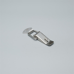 Защелка для ящиков лягушка усиленная с проушиной L=90