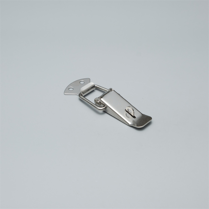 Защелка для ящиков лягушка усиленная с проушиной L=90