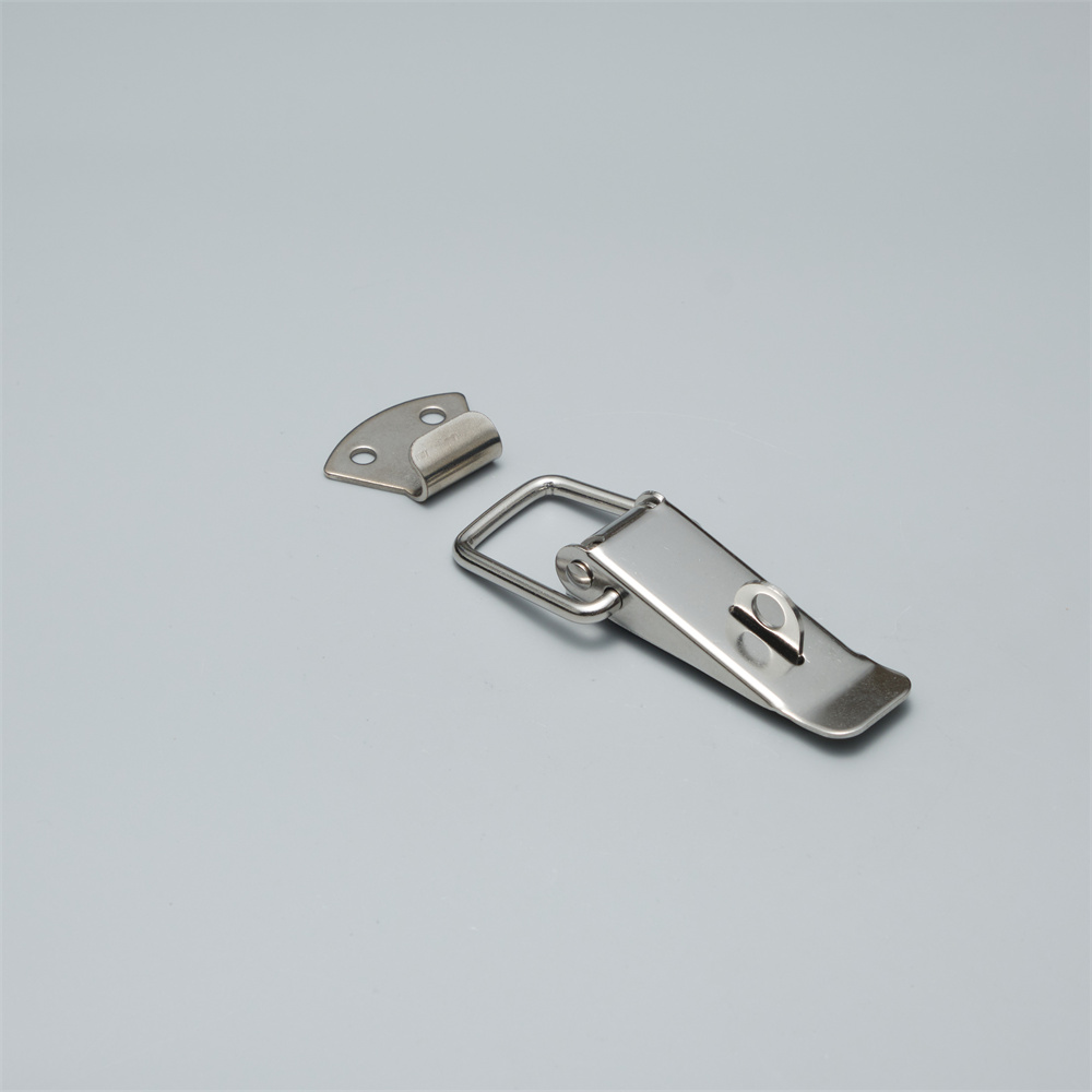 замок защелка лягушка с проушиной L=105