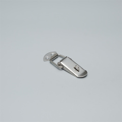 замок типа лягушка защелка с пружиной для ящиков и кейсов c ушком L=76