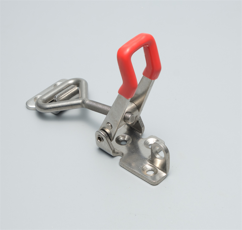 Замок регулируемый натяжной с проушиной 150-180,нержавеющая сталь