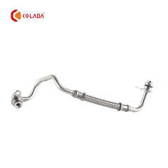COLADA Auto Parts Turbocharger Oil Pipe OEM 11428626652 1142 8626 652 for BMW 1 series 2 series 3 series 4 series 5 series X1 X3 X4 X5 X6 Z4 F30 F07 GT LCI F10 F11 F15 F16 F18 F20 F21 F22 F25 F26 F30 F31 F32 F33 F34 F34 GT F35 F36 E84 E89