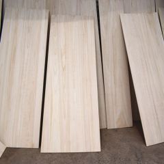 Paulownia Solid Wood Board 2440*1220*18MM S4S ตัดให้ได้ขนาด