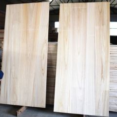 Tablero de madera maciza de paulownia 2440*1220*18MM S4S cortado a medida