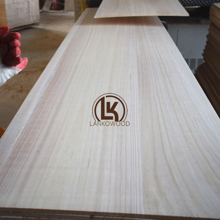 Доска Paulownia Wood Board Paulownia Edge Клееная доска для мебели Lankowood Paulownia Panel