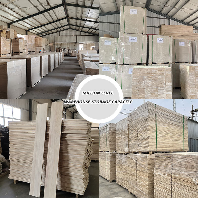 Fábrica de proveedores de fabricantes de tableros de madera de paulonia de  1220 * 2440 mm de China