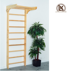 Thanh treo thang Thụy Điển Lankowood dùng để tập thể hình, tập thể hình, trị liệu chứng vẹo cột sống, thể dục mềm dẻo và thể dục dụng cụ-15 bậc thang