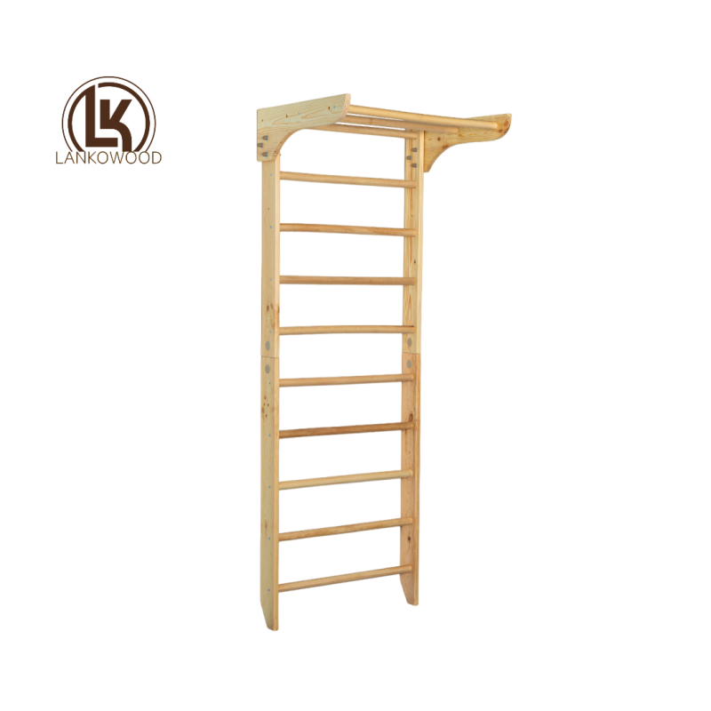 Thanh treo thang Thụy Điển Lankowood dùng để tập thể hình, tập thể hình, trị liệu chứng vẹo cột sống, thể dục mềm dẻo và thể dục dụng cụ-15 bậc thang