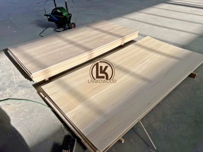 Tavole di legno di Paulownia Shantong Paotong da 18 mm per la fabbricazione di bara