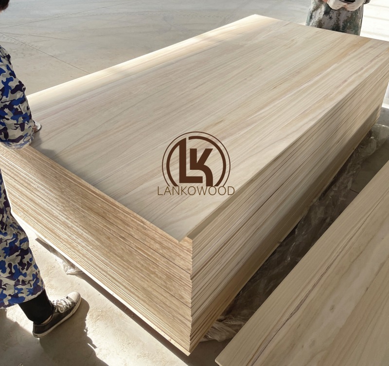 Tavole di legno di Paulownia Shantong Paotong da 18 mm per la fabbricazione di bara