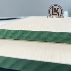 Lankowood HR Melamine Board Humidity Resistant MDF Board with Melamine 720 Density E0 Grade for Kitchen Cabinets Doors