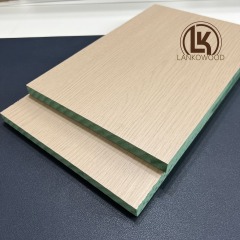 Lankowood HR Melamine Board Humidity Resistant MDF Board with Melamine 720 Density E0 Grade for Kitchen Cabinets Doors