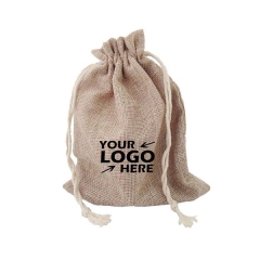 Linen-like Storage Drawstring Bag