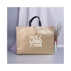 Reusable Laminated Non-woven Shiny Gift Bag, Shopping Bag